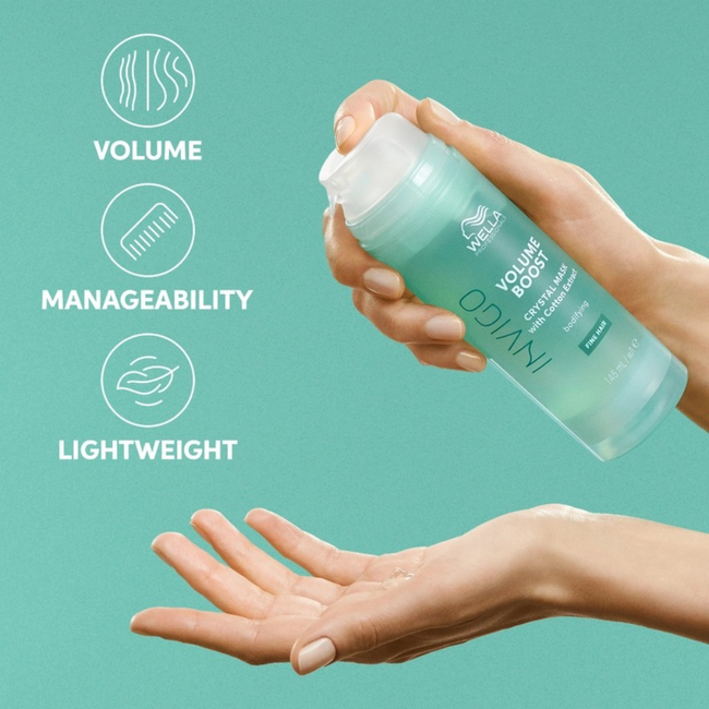 Wella Professionals CombiDeal - Volume Shampoo 500ML & Volume Crystal Mask 500ML | voor dunner wordend haar
