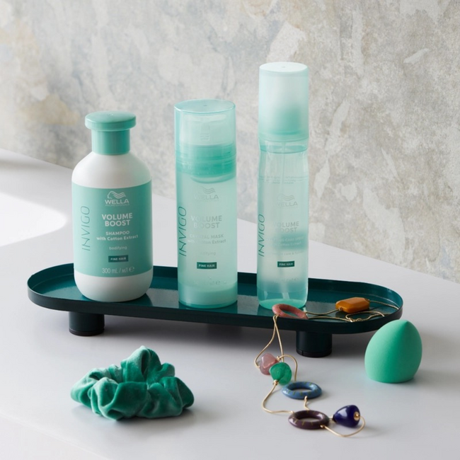 Wella Professionals CombiDeal - Volume Shampoo 300ML & Volume Crystal Mask 145ML | voor dunner wordend haar