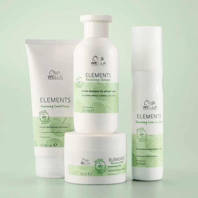 Wella Professionals CombiDeal - Elements Calm Shampoo 250ML & Elements Renewing Mask 150ML | voor alle haartypes