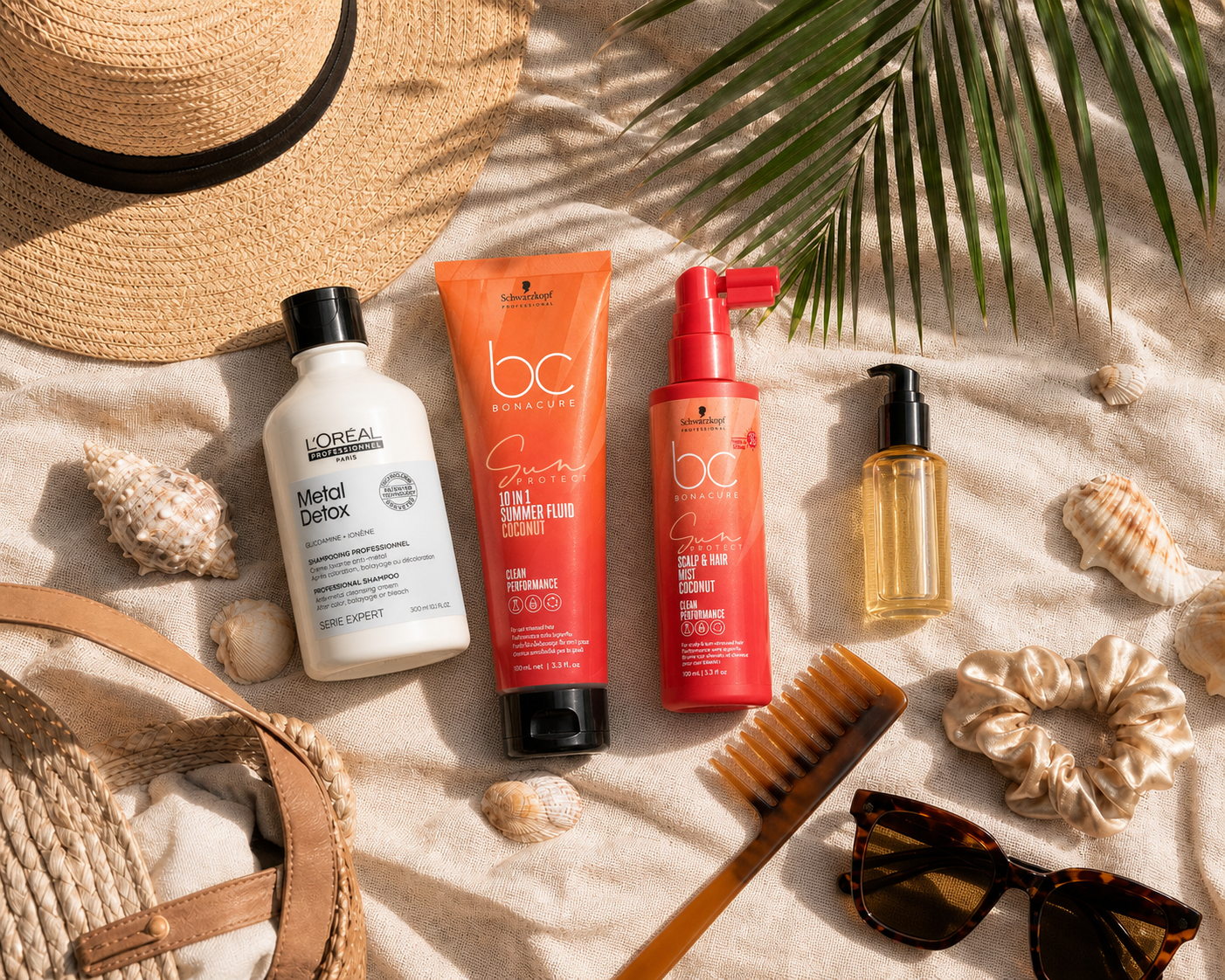 Sommerhaare vor Sonne und Chlor schützen: dein Survival Kit