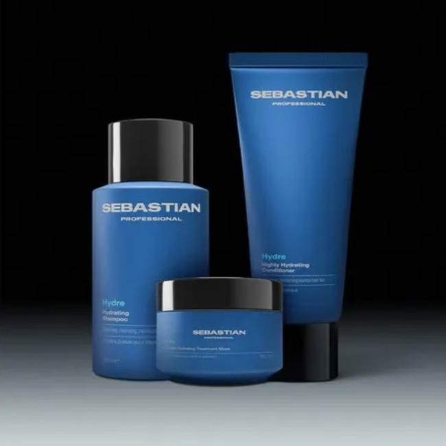 Sebastian Professional CombiDeal - Hydre | Shampoo 280 ml & Hair Mask 145 ml - for dry or sun‑damaged hair
