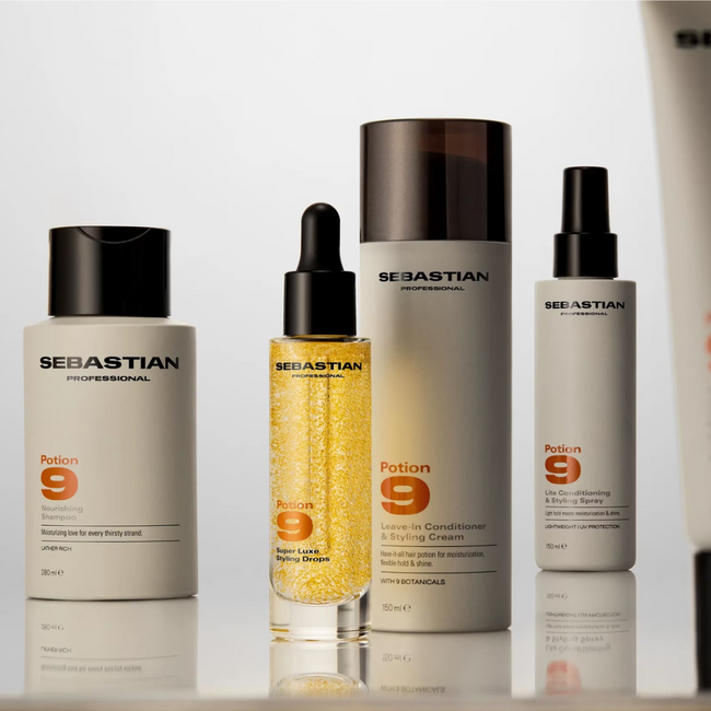Sebastian Professional CombiDeal - Potion 9 | Shampoo 280 ml & Conditioner 200 ml - for dry or sun‑damaged hair