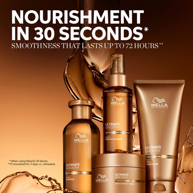 Wella Professionals - Ultimate Smooth | Haaröl für geschädigtes oder widerspenstiges Haar - 30 ml