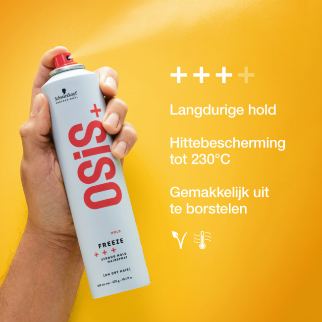 Schwarzkopf Professional - OSiS+ - Freeze | Hairspray for all hair types - 500 ml