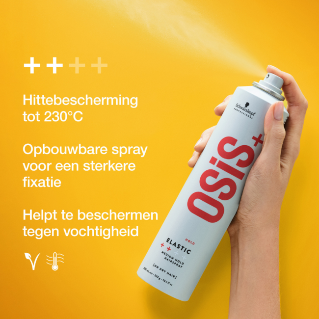 Schwarzkopf Professional - OSiS+ - Elastic | Haarspray für alle Haartypen - 500 ml