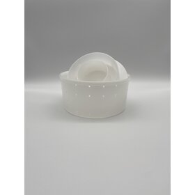 Kaasvormen Set Groot - 3 Vormen Met Persdeksel Voor Zelf Kaas Maken (1200g, 1800g, 2800g)