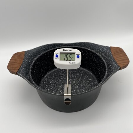 Hobby Kaas Digitale thermometer van Hobby Kaas met pannenklem