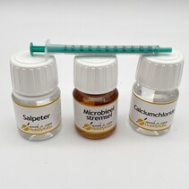 Kaasadditieven set 30 ml – stremsel, calciumchloride & salpeter