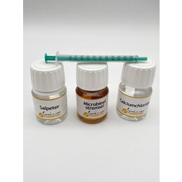 Hobby Kaas 30 ML setje:  Microbieel stremsel, Salpeter en Calciumchloride