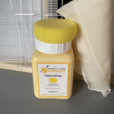 Hobby Kaas Grote complete Gouda kaasmaakset met pers | 2 kaaswielen van 2,5–3 kg