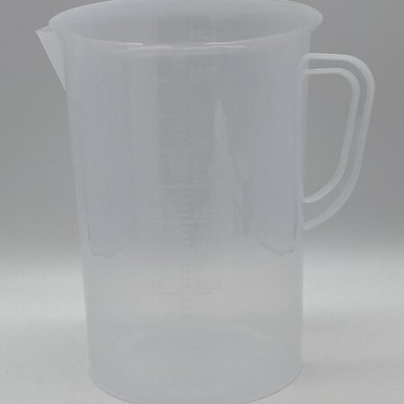 Eigen merk Maatbeker 5 liter | Waswater & persgewicht