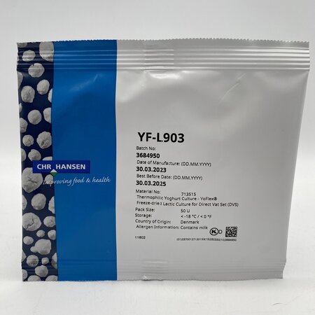 CHR Hansen CHR Hansen YF-903 DVS 50U Schapenmelk yoghurt