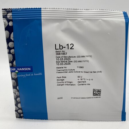 CHR Hansen CHR Hansen LB-12 Yoghurt en kaas starter zuursel
