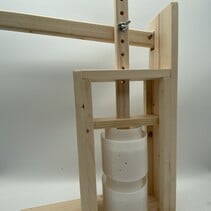 Hoge kaaspers tot 20 cm Voor 1 of 2 kaasvormen