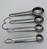 Hobby Kaas Maatlepel set stijlvol zilverkleur