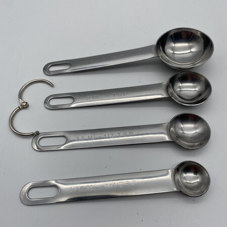 Hobby Kaas Maatlepel set stijlvol zilverkleur