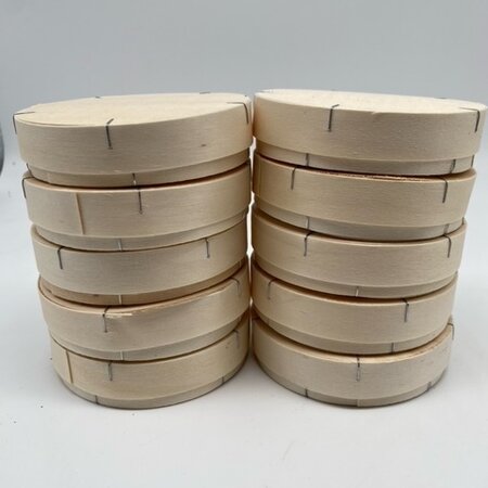 Eigen merk Camembert houten doosjes | 10 stuks