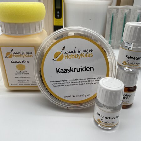 Hobby Kaas Complete Gouda kaas maak set | 1.4 kg | Beste keuze