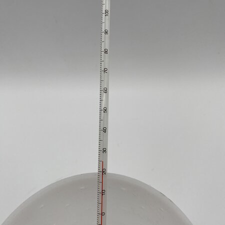 Hobby Kaas Lange glazen kaasthermometer 29 cm | 10–110 °C