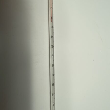 Hobby Kaas Lange glazen kaasthermometer 29 cm | 10–110 °C