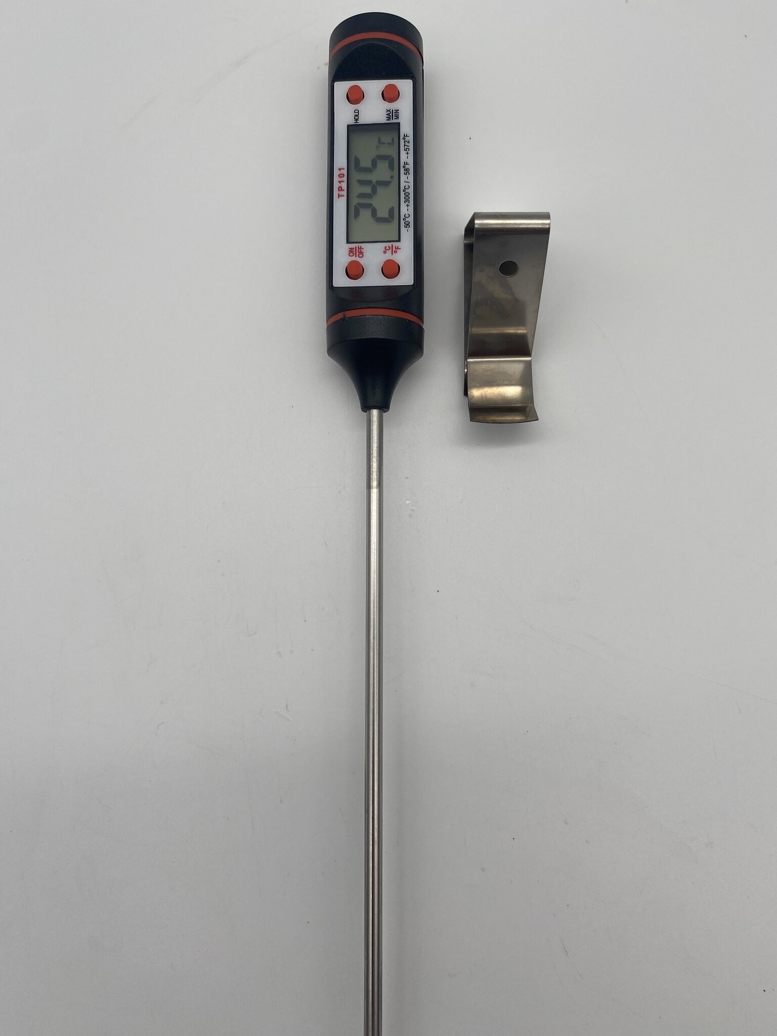 Eigen merk Digitale thermometer | -50 tot +300 graden | met panklem