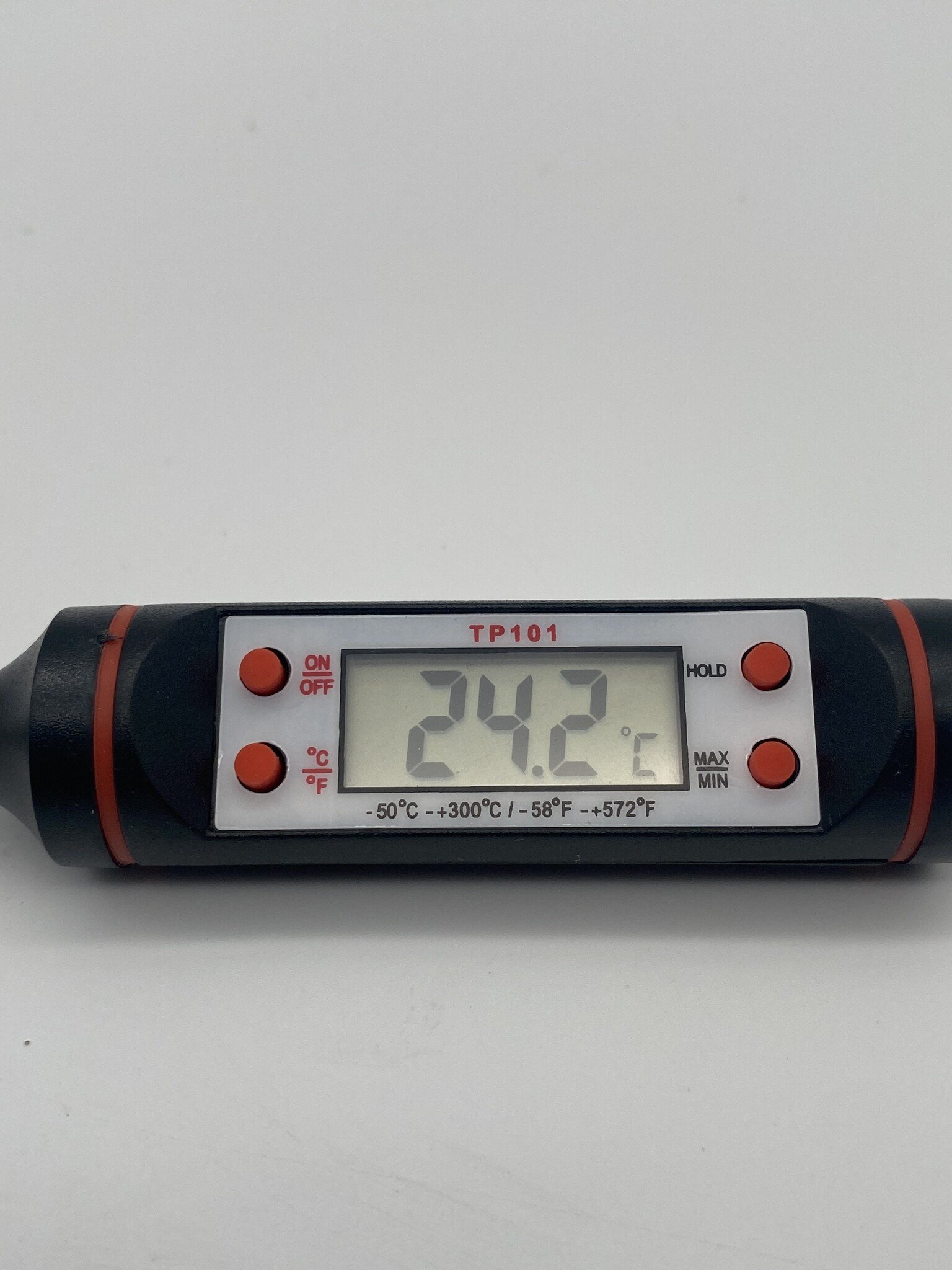 Eigen merk Digitale thermometer | -50 tot +300 graden | met panklem