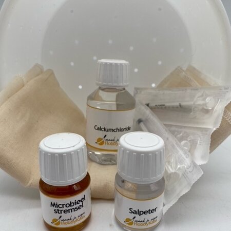 Hobby Kaas Emmentaler startset 2,5 kg – zelf kaas met echte ogen maken
