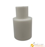 Hobby Kaas Cilinder kaasvorm met volger | 1 kg | Micro perforaties | Franse kaas