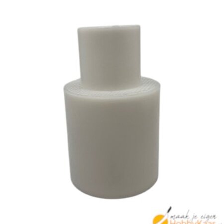 Hobby Kaas Cilinder kaasvorm met volger | 1 kg | Micro perforaties | Franse kaas