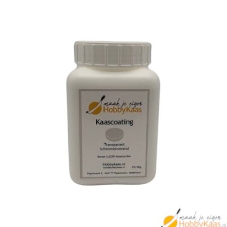 Hobby Kaas Transparante kaascoating met natamycine – schenkpot 500 g inclusief spons