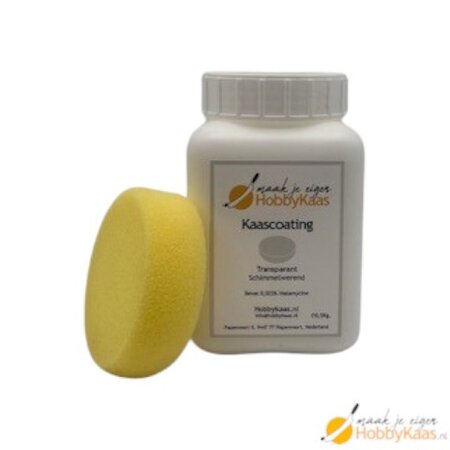 Hobby Kaas Transparante kaascoating met natamycine – schenkpot 500 g inclusief spons