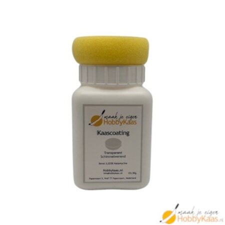 Hobby Kaas Transparante kaascoating met natamycine – schenkpot 500 g inclusief spons