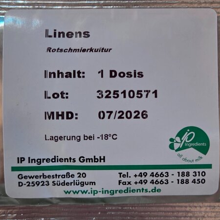 Brevibacterium linens | Roodflora kaas cultuur