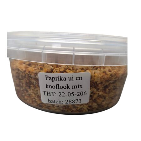 Eigen merk Knoflook, ui en paprika kruiden mix