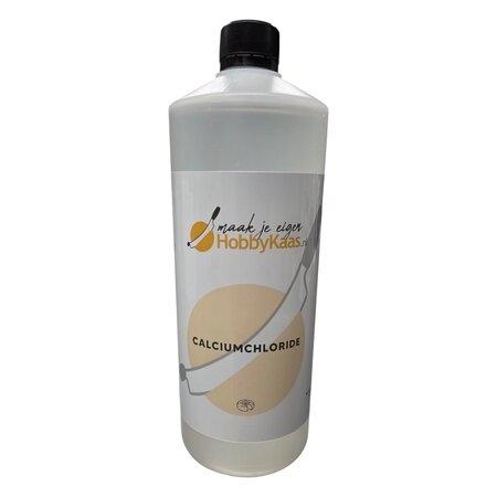 Hobby Kaas Calciumchloride 35% 1 liter – grootverpakking voor kaas maken en kaaspekel