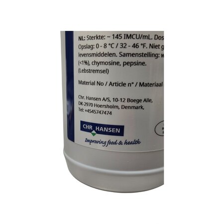 Chr. Hansen startculturen  Naturen® Premium 145 – Dierlijk lebstremsel van Chr. Hansen