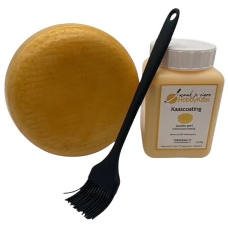 Hobby Kaas Siliconen coating kwast | zwart