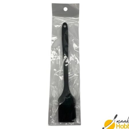 Hobby Kaas Siliconen coating kwast | zwart