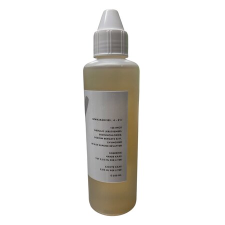 Hobby Kaas Dierlijk stremsel 250 ml – Voor regelmatig en groter kaas maken