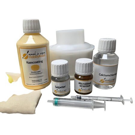 Hobby Kaas Zelf kaasmaken probeer set. Gouda 450 gram