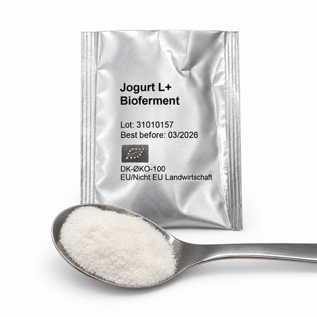 Eigen merk L+ biologische yoghurtcultuur | Mild | Doorenten | 1 liter