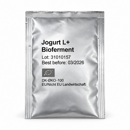 Eigen merk L+ biologische yoghurtcultuur | Mild | Doorenten | 1 liter