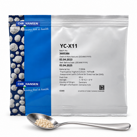 CHR Hansen Chr. Hansen YC-X11 50U | Volle yoghurtcultuur voor 250 lite