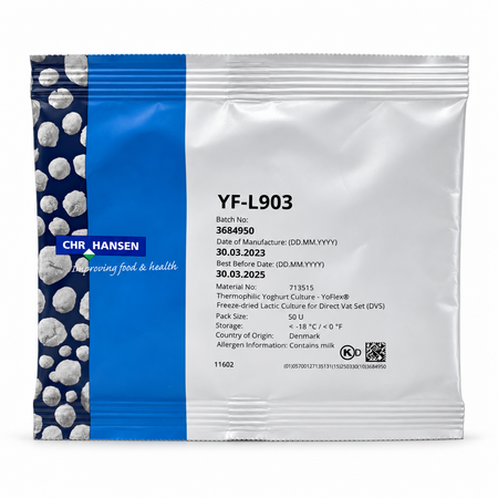 CHR Hansen YF-L903 50U – zeer milde yoghurtcultuur voor dikke en stevige yoghurt