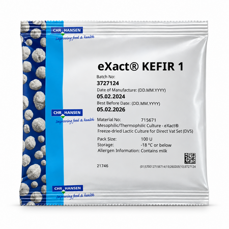 CHR Hansen eXact® KEFIR 1 100U – professionele DVS-kefircultuur van Chr. Hansen