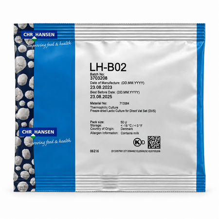 CHR Hansen CHR Hansen LH-B02 DVS 50U | Thermofiele smaak- & rijpingscultuur