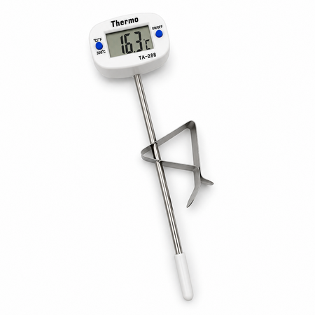 Hobby Kaas Digitale kaasthermometer met pannenklem | HobbyKaas