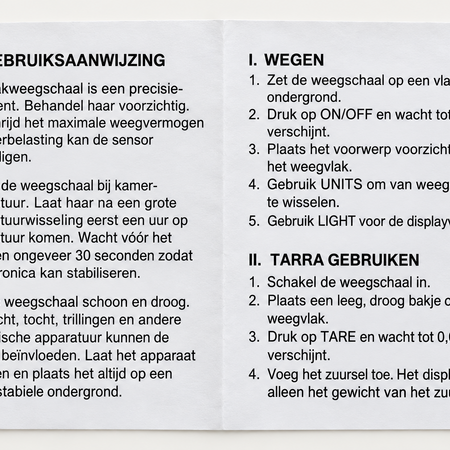 Eigen merk Digitale precisieweegschaal voor zuursel – aflezing per 0,01 gram