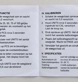 Eigen merk Digitale precisieweegschaal voor zuursel – aflezing per 0,01 gram