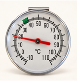 Hobby Kaas Analoge kaasthermometer met 15 cm sonde en panclip – zonder batterijen